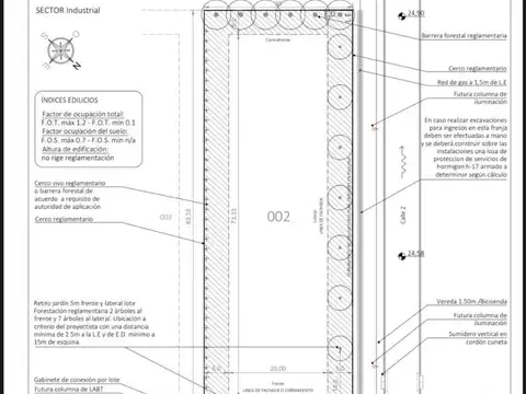 Terreno en Venta de 2500,0 m2