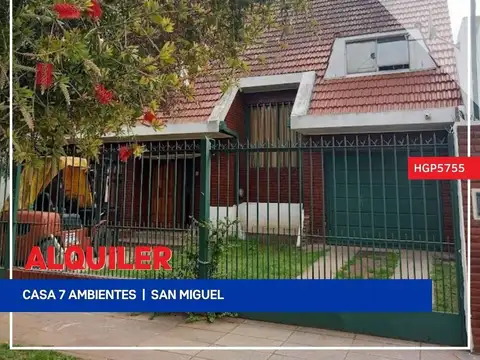 Casa - Alquiler - Argentina, San Miguel - Urquiza 1012