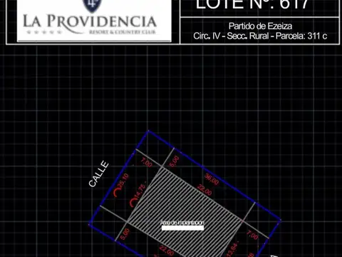 Terreno en Venta 42,54  mts Fondo