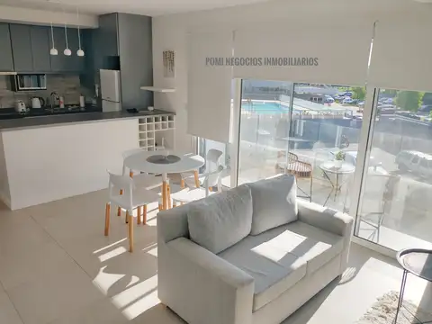 Departamento 2 ambientes con 2 baños
