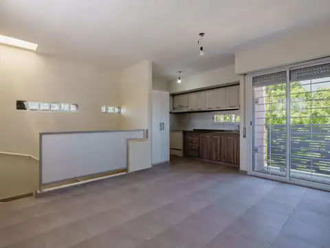 Departamento venta barrio fisherton 1 dormitorio por escalera balcón amplio luminoso a estrenar