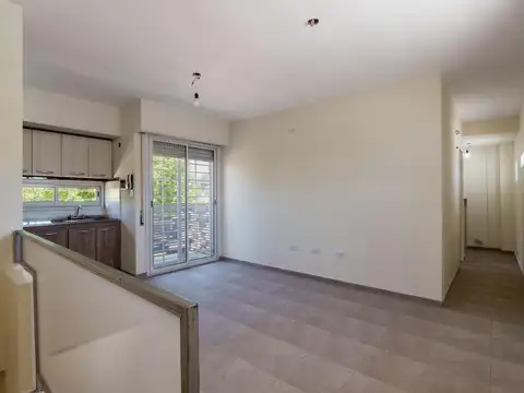Departamento venta barrio fisherton 1 dormitorio por escalera balcón amplio luminoso a estrenar