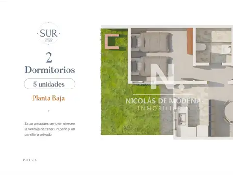 Vende apartamento de 2 dormitorios en Maldonado.