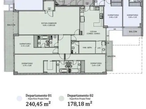 Departamento en Venta en Recoleta, USD 1.390.000