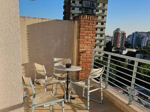Departamento 2 ambientes con 2 baños