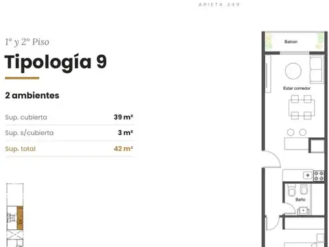 PROMOCIÓN Depto 2 ambientes Balcón y Terraza Villa Luzuriaga