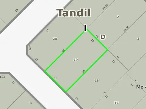 Terreno en venta - 450Mts2 - Tandil