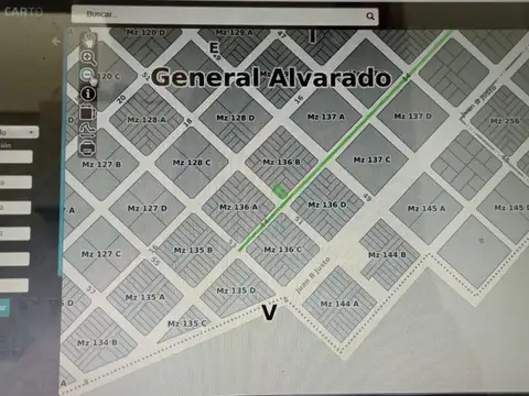 Terreno en Venta 20  mts Fondo