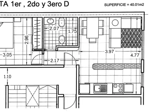 Departamento en Venta en Barrio Guemes, USD 69.000