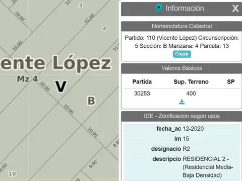 VENTA TERRENO VILLA ADELINA - PERMUTA 