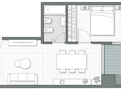 Departamento en Venta en Caballito, USD 115.000