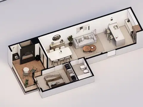 Departamento en Venta de 2 ambientes