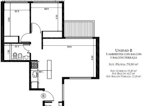 La Pampa 2800, Piso 9