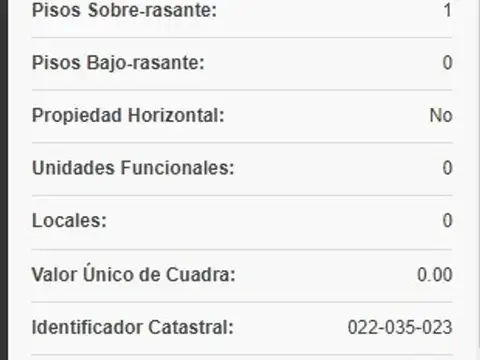 Terreno en Venta 26  mts Fondo