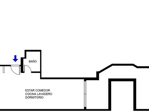Departamento en Venta de Monoambiente