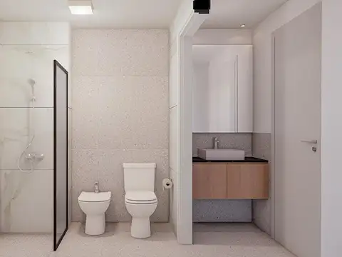 Departamento 3 ambientes con 2 baños