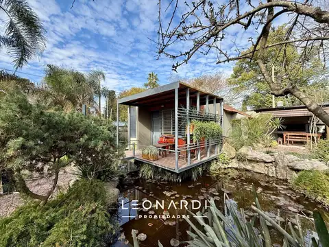 Casa dos ambientes amoblada en alquiler en Matheu - ID 4336