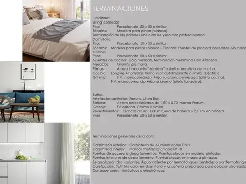 Departamento en Venta con 1 cocheras