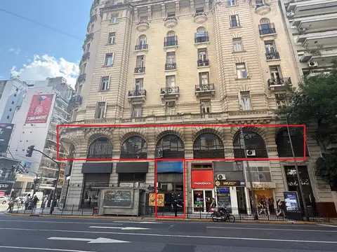 Oficina Premium 500m2 Recoleta - Esquina Icónica Santa Fe y Callao - Entrada Independiente