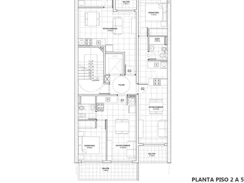 Departamento en Venta con 1 cocheras