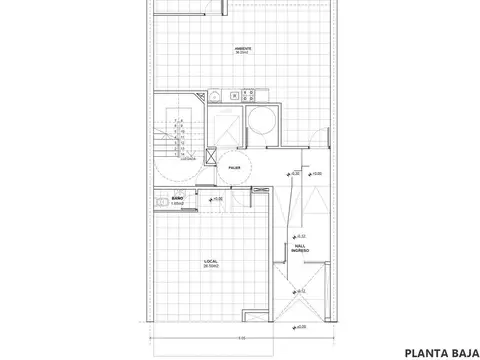 Departamento 2 ambientes con 1 baño