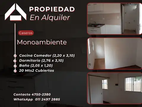 Departamento 2 ambientes Interno