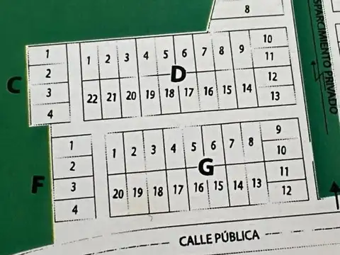 Terreno en Venta en Fisherton, USD 140.000