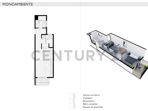 Departamento en Venta en Martín Coronado, USD 42.000
