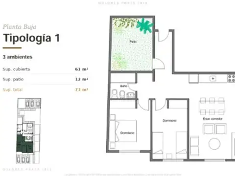 Departamento en Venta en Haedo, USD 50.000