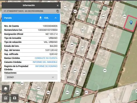VENTA LOTE INDUSTRIAL - 5011  m2 MALVINAS ARG