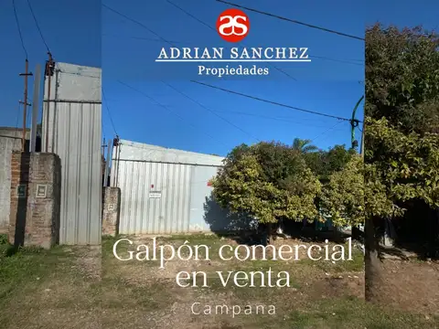 Galpón / terreno más casa !