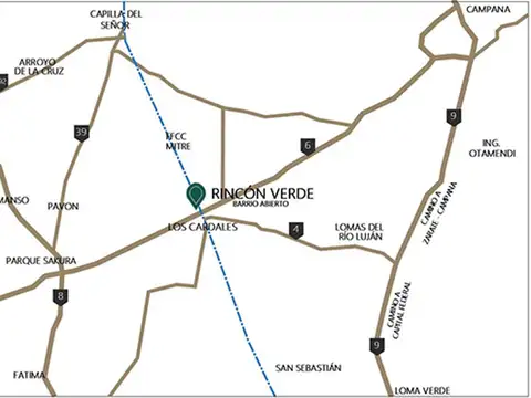 ruta 6 y vias