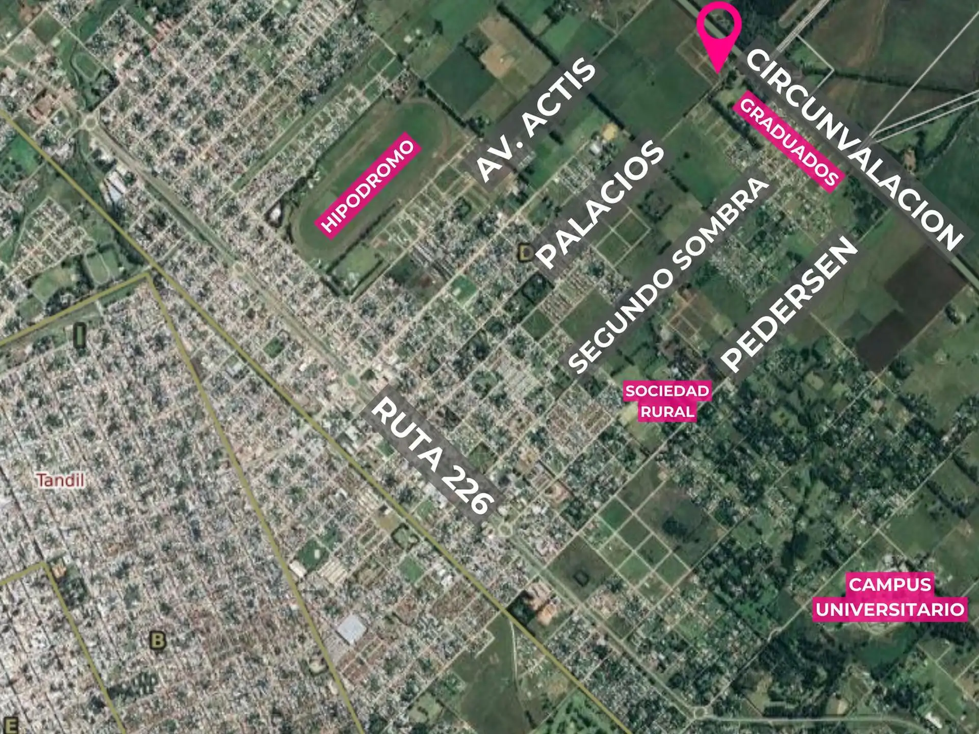 Terreno en loteo zona Graduados