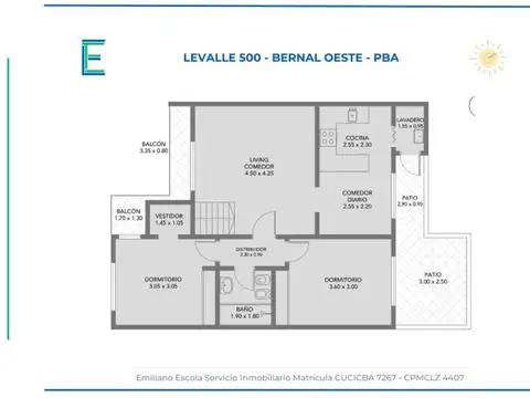 Depto Tipo Casa en Venta en Bernal Oeste, USD 84.000