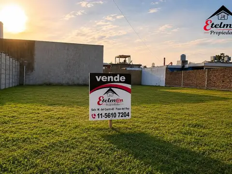 Venta de lote Paso del Rey cerca del centro ,Lucia de Rueda