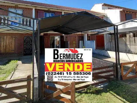 Venta Triplex 4 Ambientes Al Frente Calle 77 Entre 5 Y 6 Mar Del Tuyu