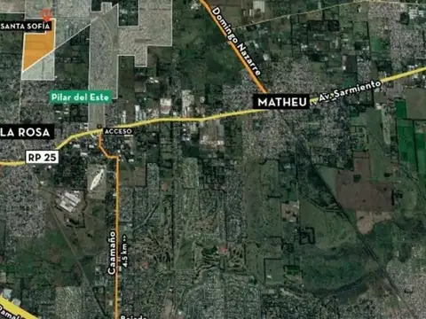 Terreno en Venta 17  mts Frente