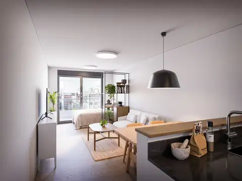 VENTA APARTAMENTO MONO BALCÓN POCITOS POZO