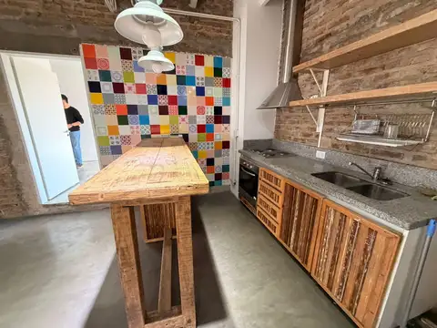 Oficina en Loft 2 ambientes con Terraza y Cochera