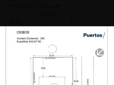 Ceibos, Puertos del lago