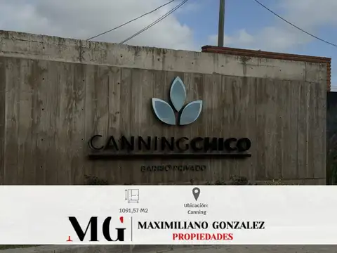 Lote venta Canning Chico