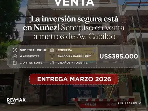 High Park Nuñez  |  4 ambientes c/cochera