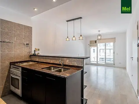 Departamento 2 ambientes con 1 baño