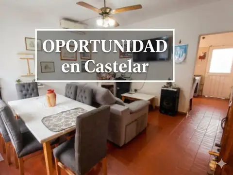 VENTA CASA 3 AMBIENTES CASTELAR JARDÍN COCHERA