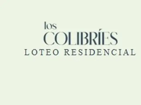 Se vende lotes Financiados Loteo  Los Colibries 