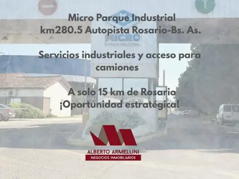 GALPON A ESTRENAR MICRO PARQUE INDUSTRIAL