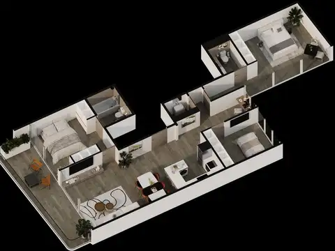 Departamento en Venta de 3 dormitorios