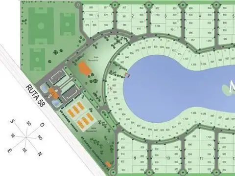 Venta Terreno / Lote a la laguna en Santa Rita Canning