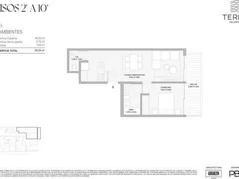 Departamento en Venta Apto profesional