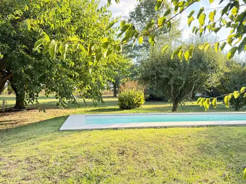 Chacra de 6 has con casa de campo, parque soñado y piscina, ideal descanso, Ruta 205 km 120